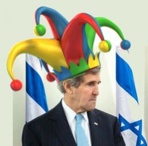 John Kerry mit Narrenkappe