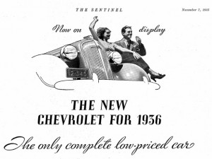 Chevrolet Werbung 1935