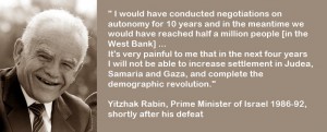 Jitzchak Shamir über seine Siedlungs- und Friedenspolitik