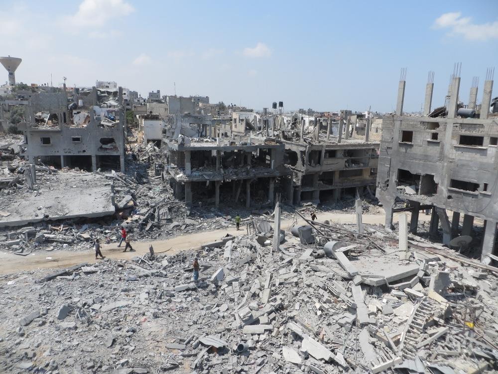 Gaza nach israelischem Bombardement 2014