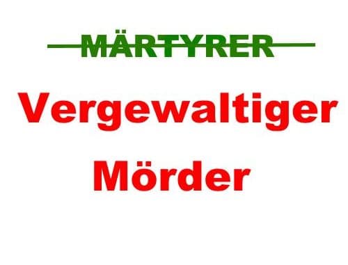 Mord ist kein Märtyrertum